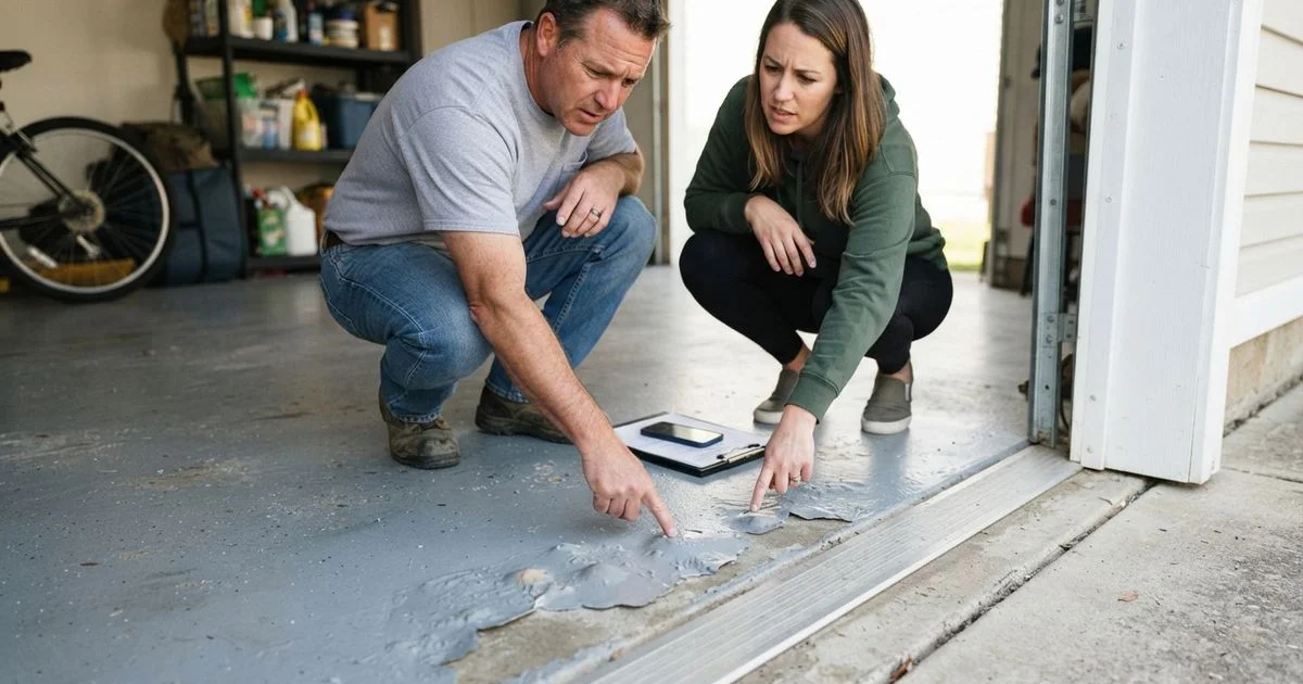 Who's liable when a new epoxy floor peels or fails?